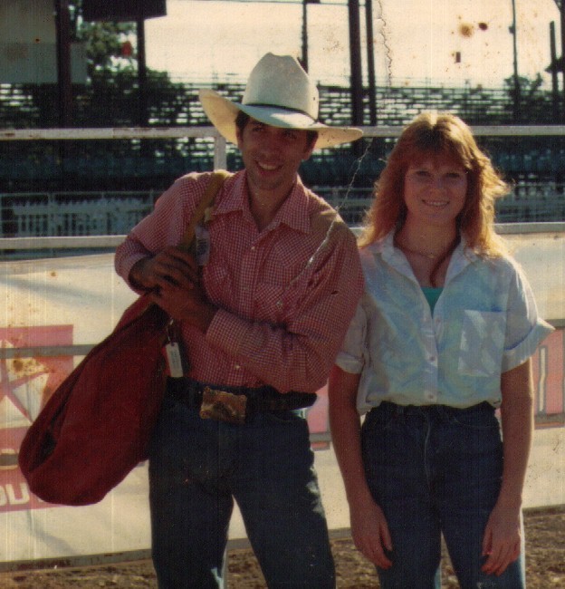 Us at Munice Rodeo